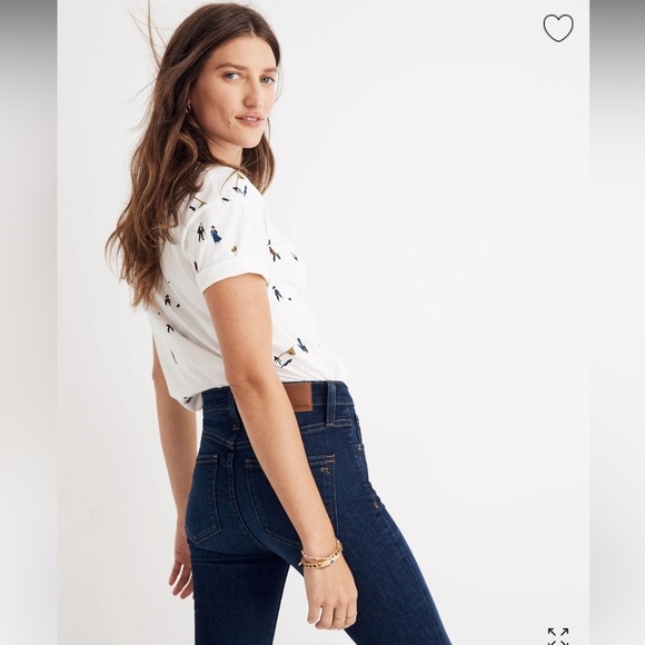Madewell Tall 9" High Rise Skinny Jeans Button Fly. Size 28T. - Picture 4 of 13